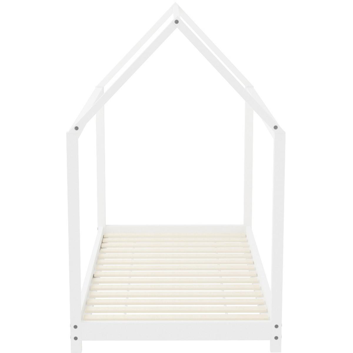 House Pine Wood Bed Frame - White – image 3