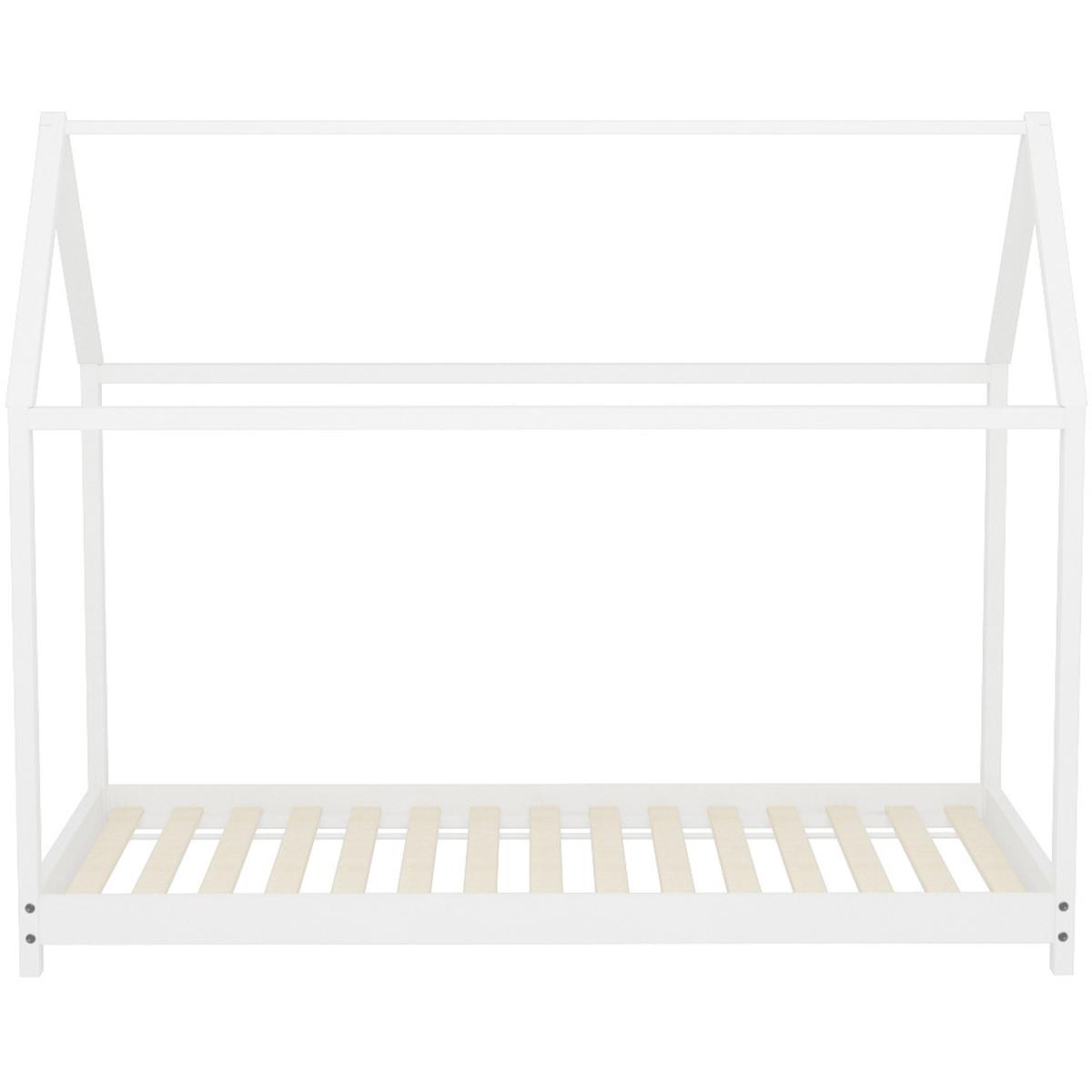 House Pine Wood Bed Frame - White – image 6