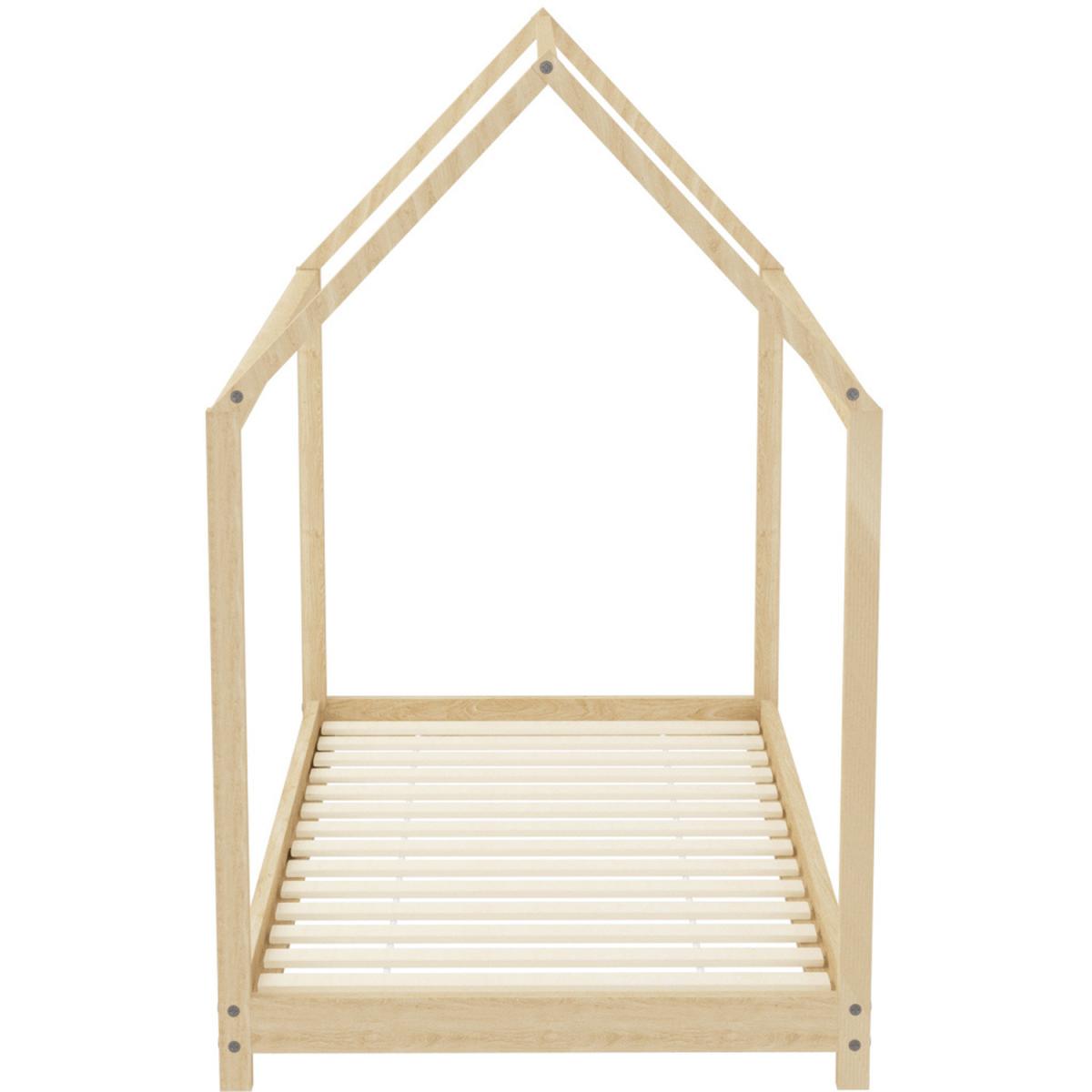 House Pine Wood Bed Frame - White – image 9