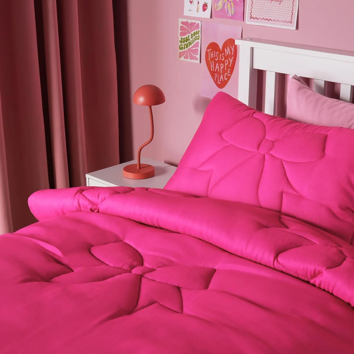 OHS Kids Character Cuddle Cushion Reading Pillow Bed Chair - Hot Pink / 200cm / 7.5 – image 3