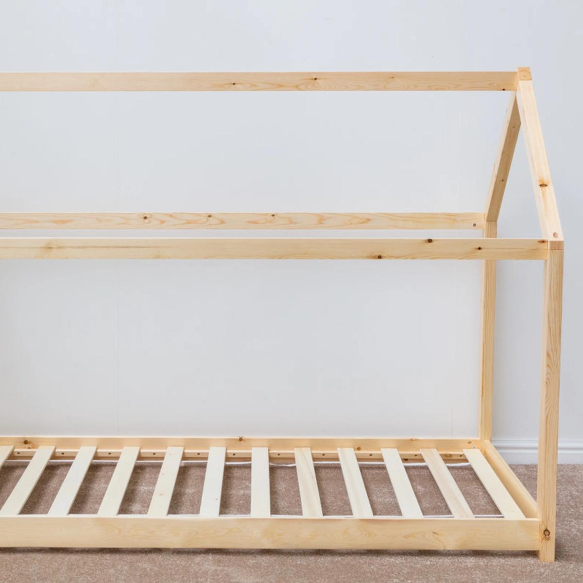 Treehouse House Style Wooden Pine Kids Bed Frame - Pine – image 3