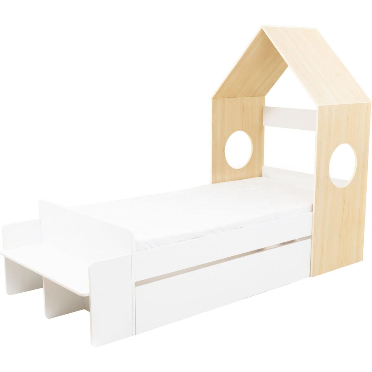 Cody Bedroom Set - White and Pine Effect – image 2