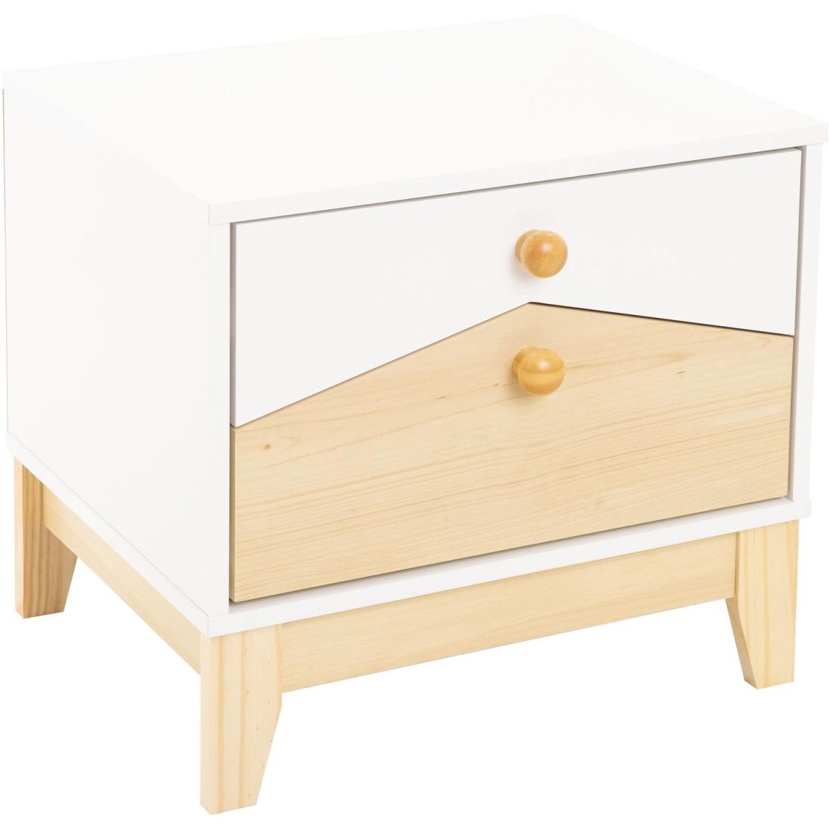 Cody Bedroom Set - White and Pine Effect – image 3