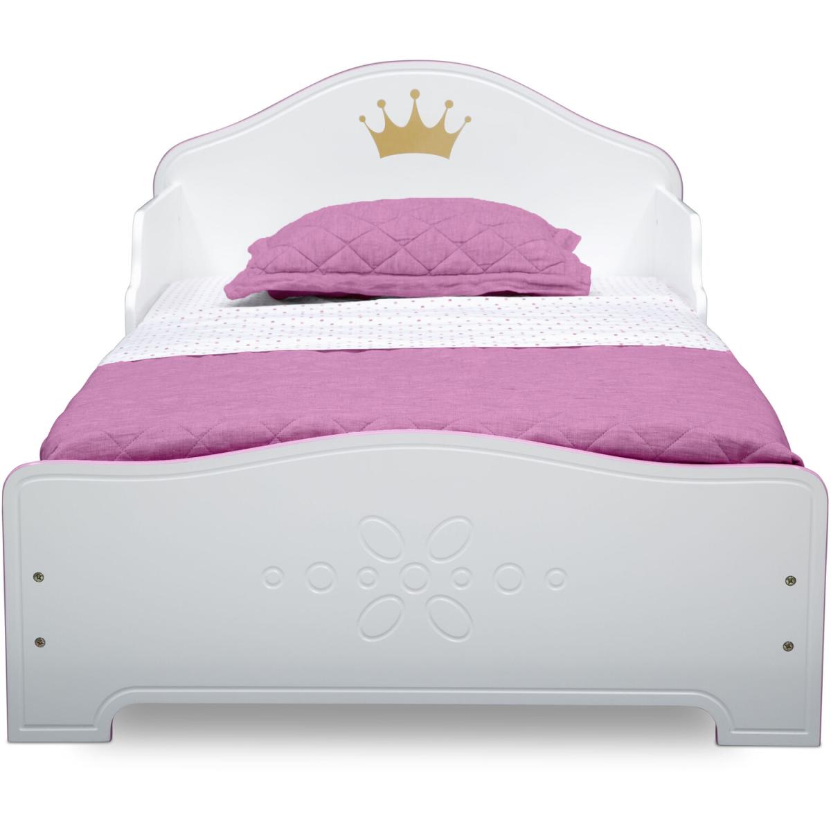 Crown Wood Toddler Bed - White – image 3