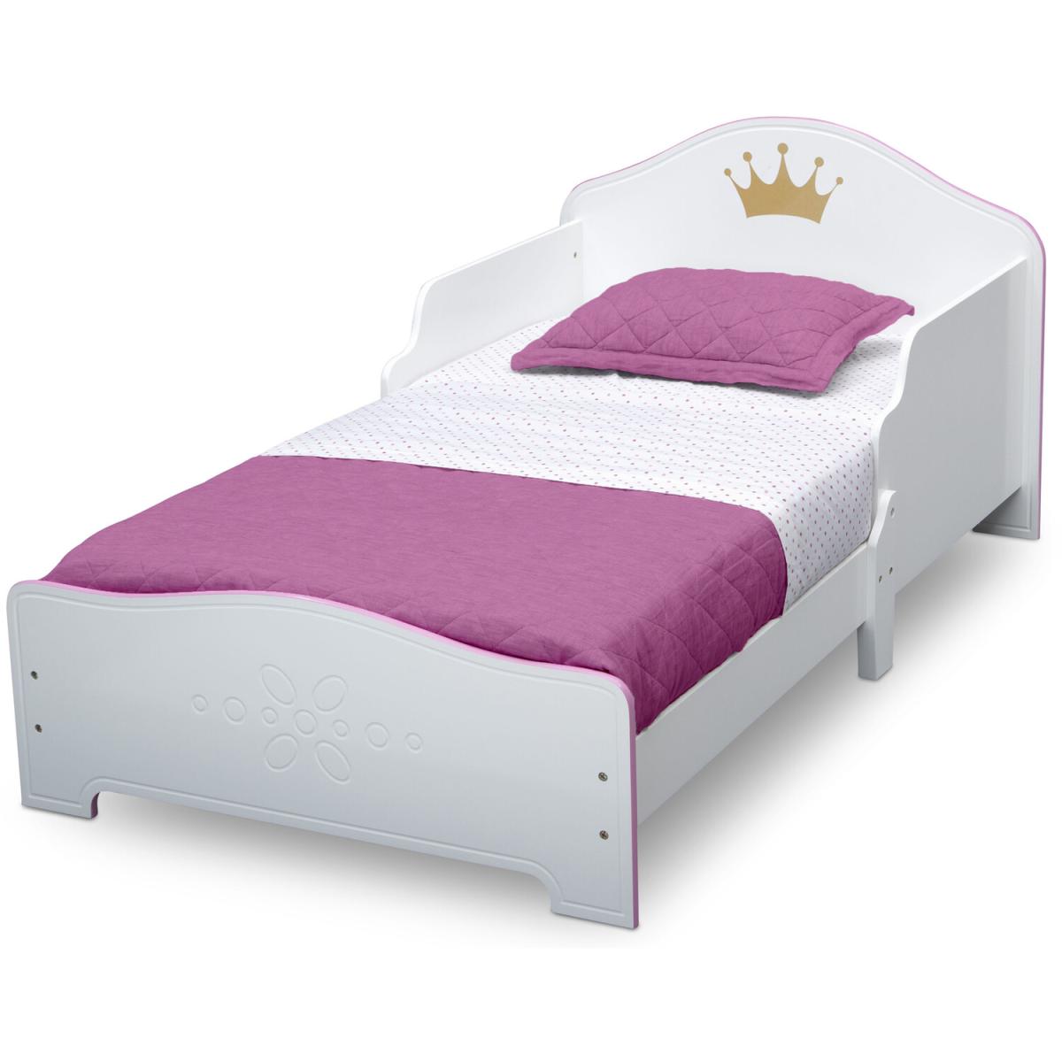 Crown Wood Toddler Bed - White – image 5