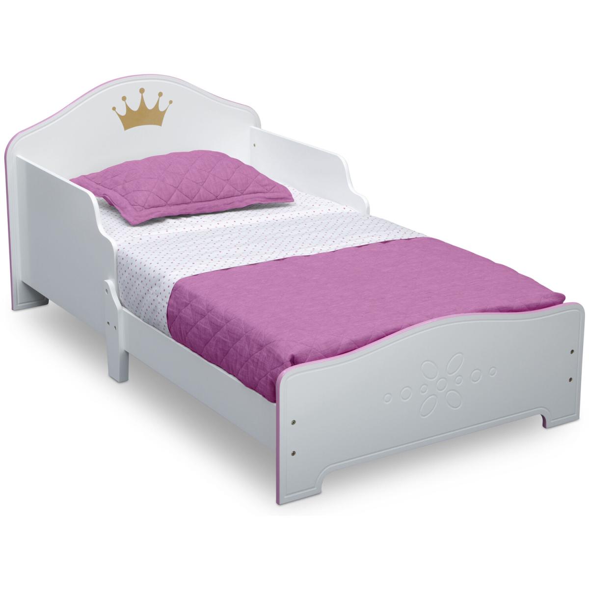 Crown Wood Toddler Bed - White – image 6