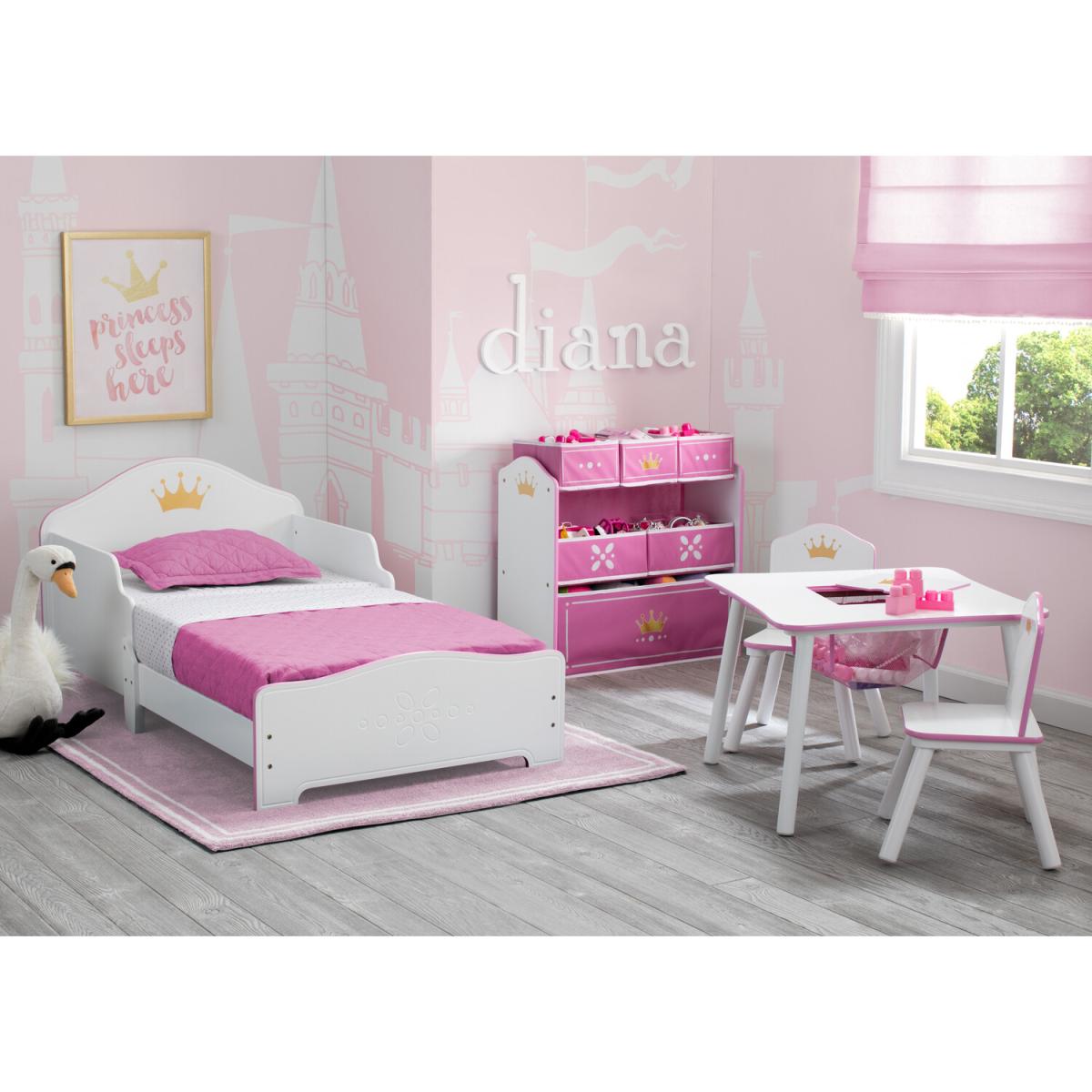 Crown Wood Toddler Bed - White – image 7