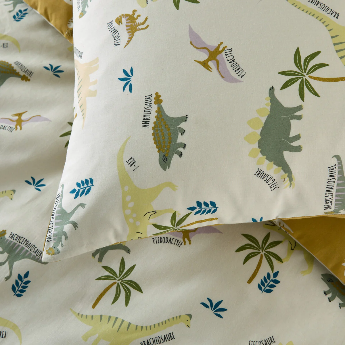 Alnis Dinosaur Print Organic Cotton Child's Pillowcase – image 4