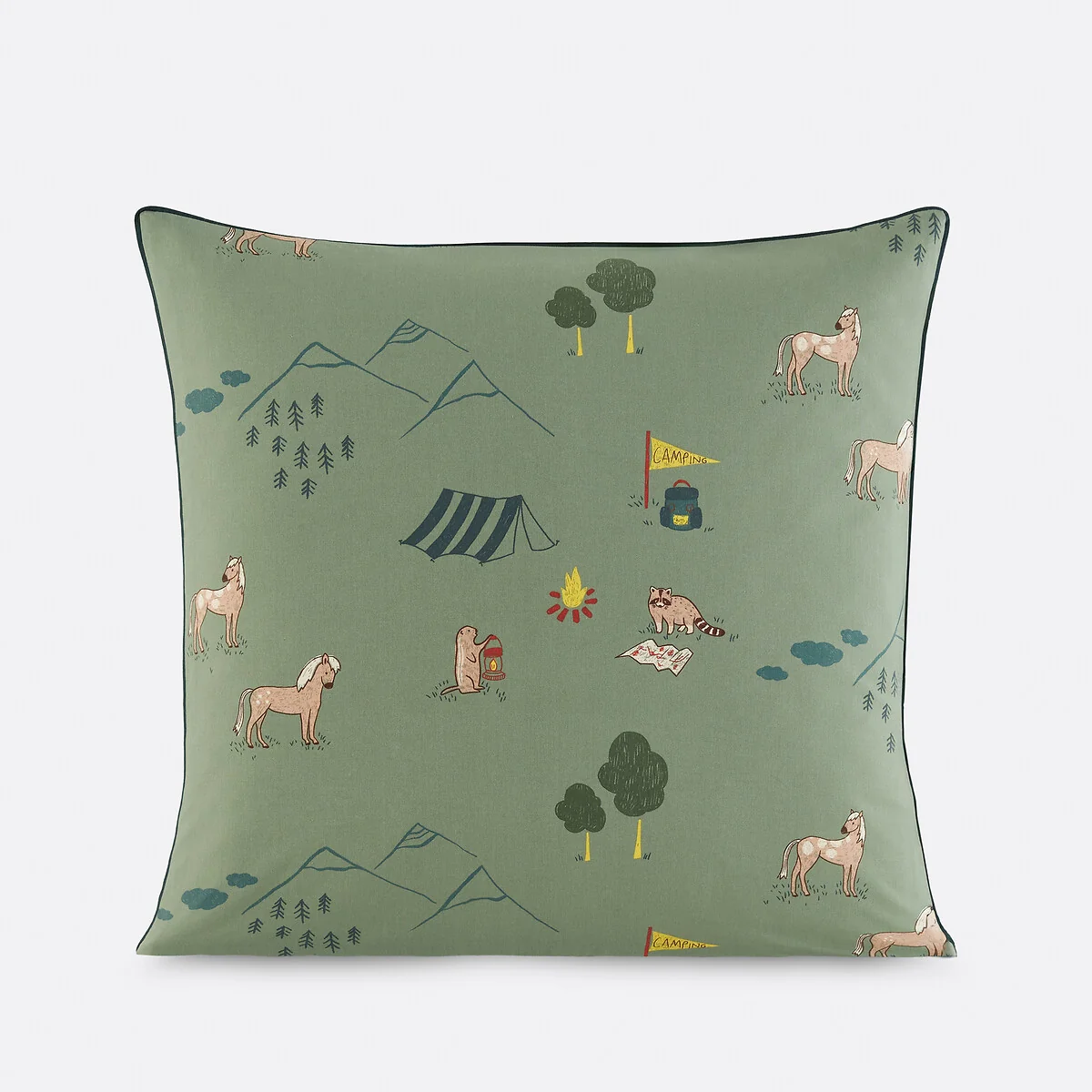 Yosemite Camp Animal Print Cotton Child's Pillowcase – image 2