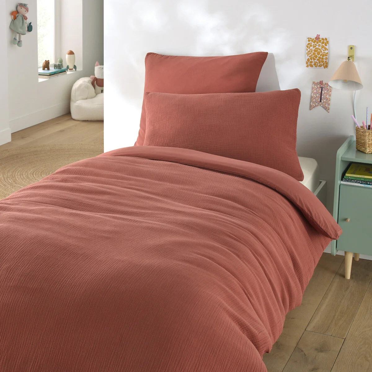 Child's Kumco Pillowcase in Washed Cotton/Muslin – image 2