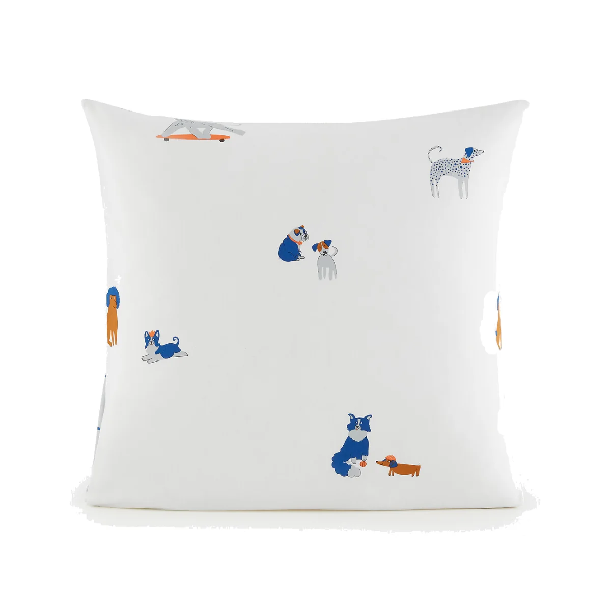 Team Chiens Dog Print Washed Cotton Child's Pillowcase – image 1