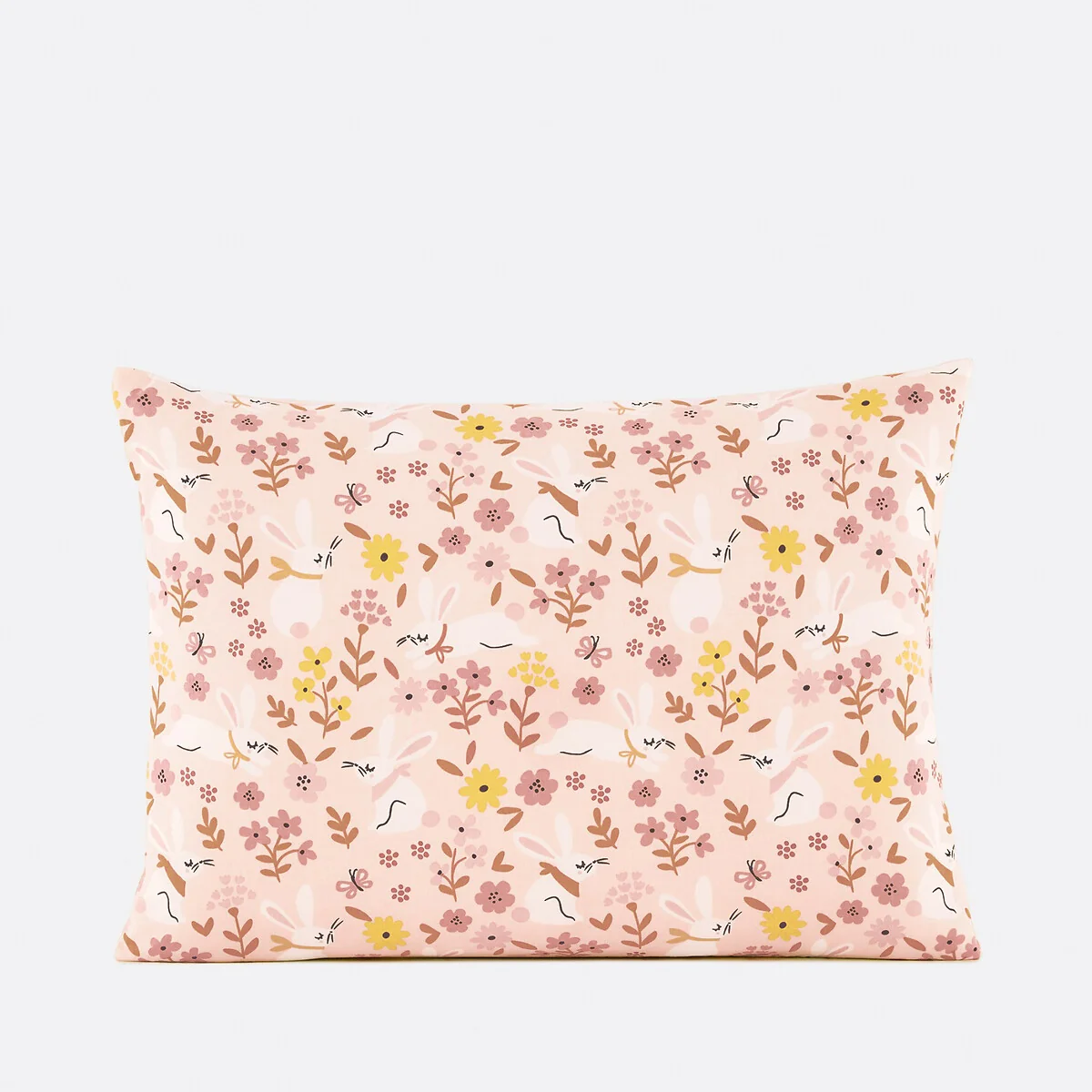 Flower Bunny Organic Cotton Pillowcase – image 5