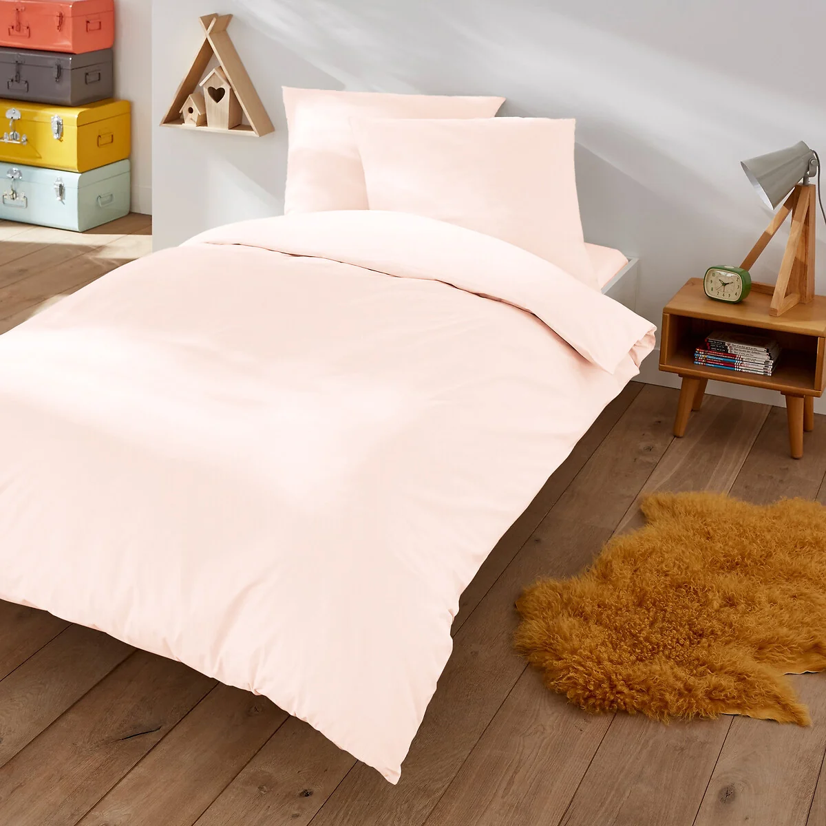 Scenario Plain 100% Cotton Child's Pillowcase – image 2