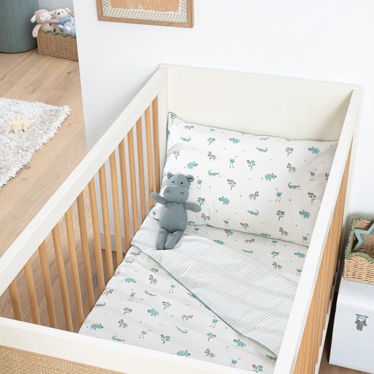 Savane Animal Print Organic Cotton Child's Pillowcase – image 2