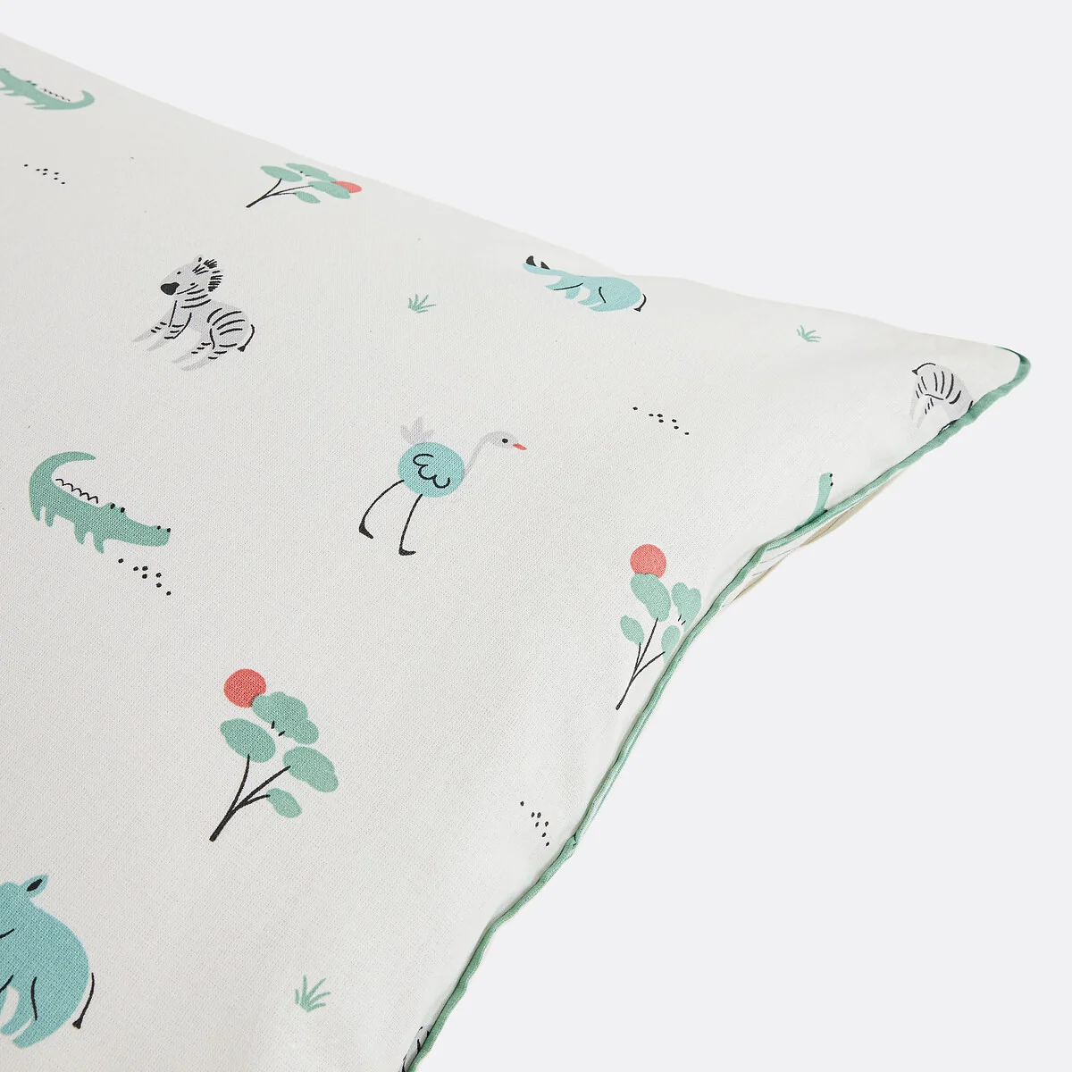 Savane Animal Print Organic Cotton Child's Pillowcase – image 4