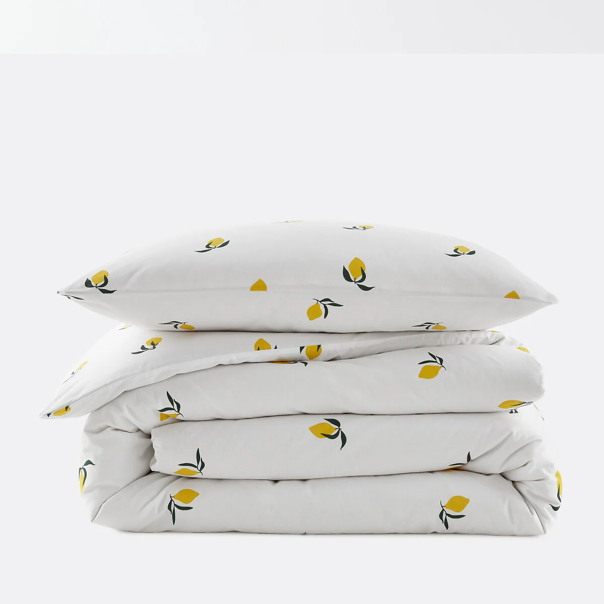 Child's Citron Cotton Duvet Cover Set with Rectangular Pillowcase – image 3