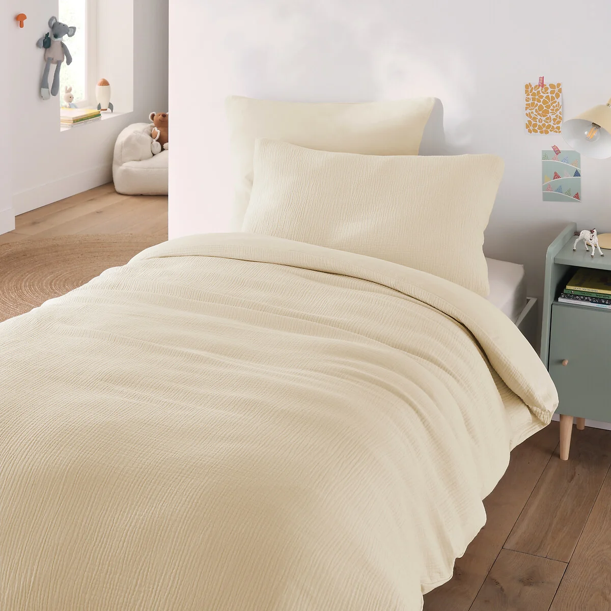 Child's Kumco Pillowcase in Washed Cotton/Muslin – image 2