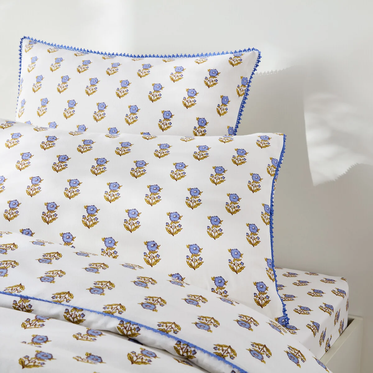 Dimani Floral Print Washed Cotton Child's Pillowcase – image 3