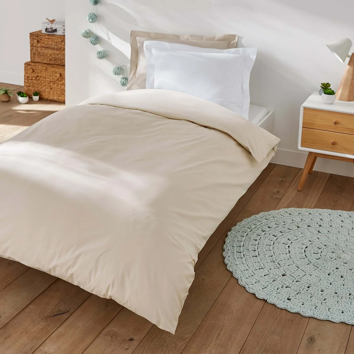 Scenario Plain 100% Organic Cotton Child's Pillowcase – image 3