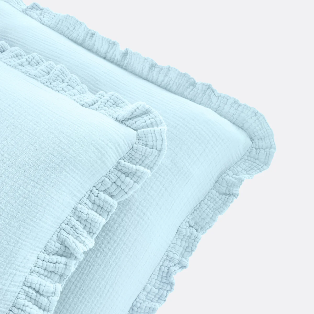 Kumla Plain Cotton Muslin Pillowcase – image 3