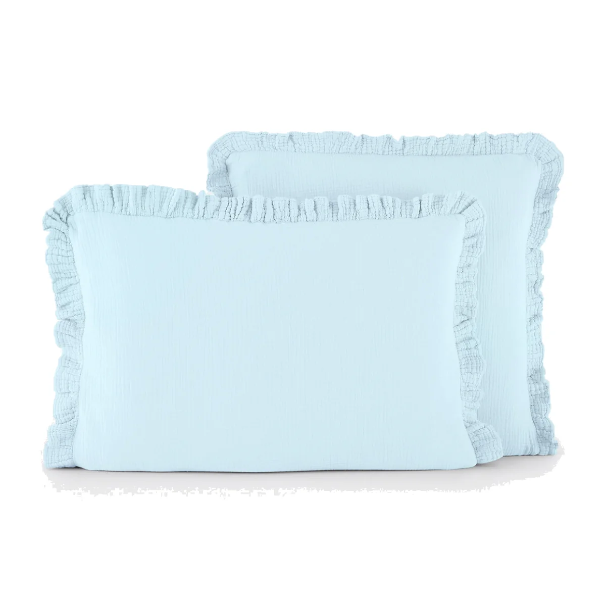 Kumla Plain Cotton Muslin Pillowcase – image 1