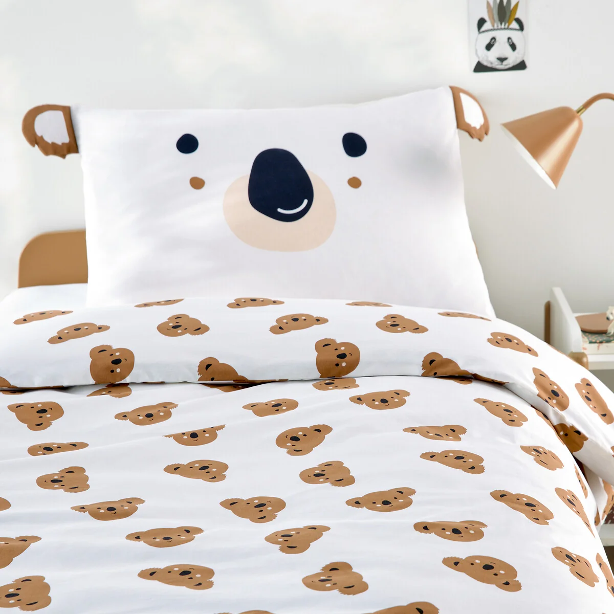 Koala 50% Recycled Cotton Child's Duvet Cover Set with Rectangular Pillowcase – image 2