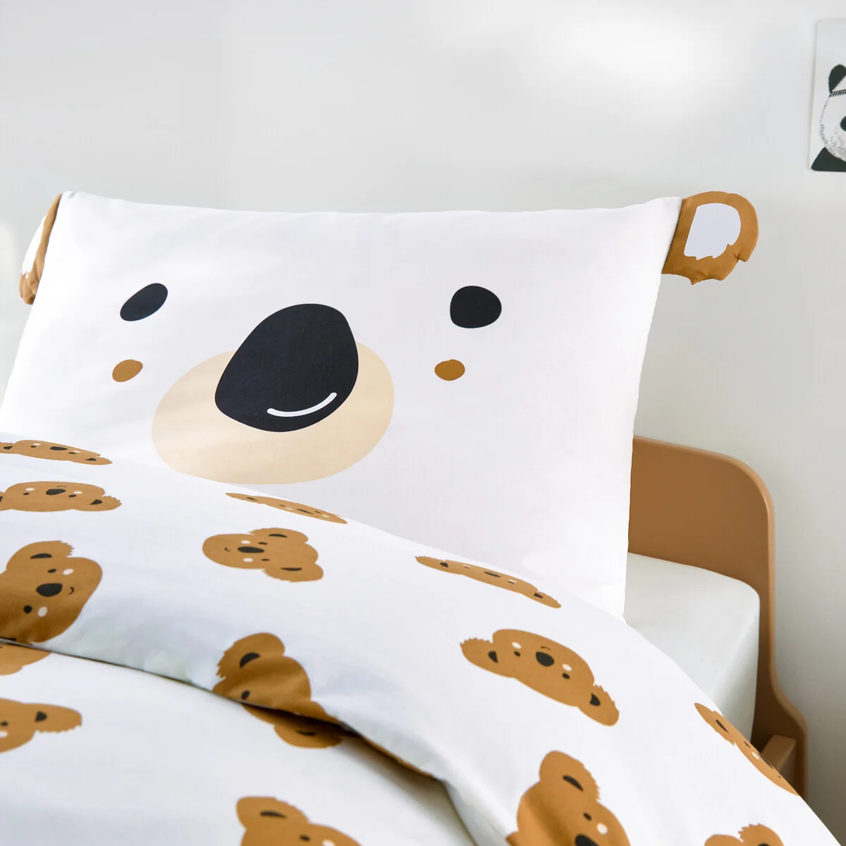 Koala 50% Recycled Cotton Child's Duvet Cover Set with Rectangular Pillowcase – image 3