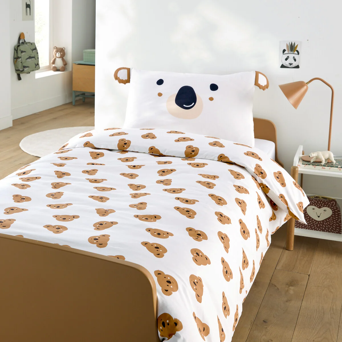 Koala 50% Recycled Cotton Child's Duvet Cover Set with Rectangular Pillowcase – image 1