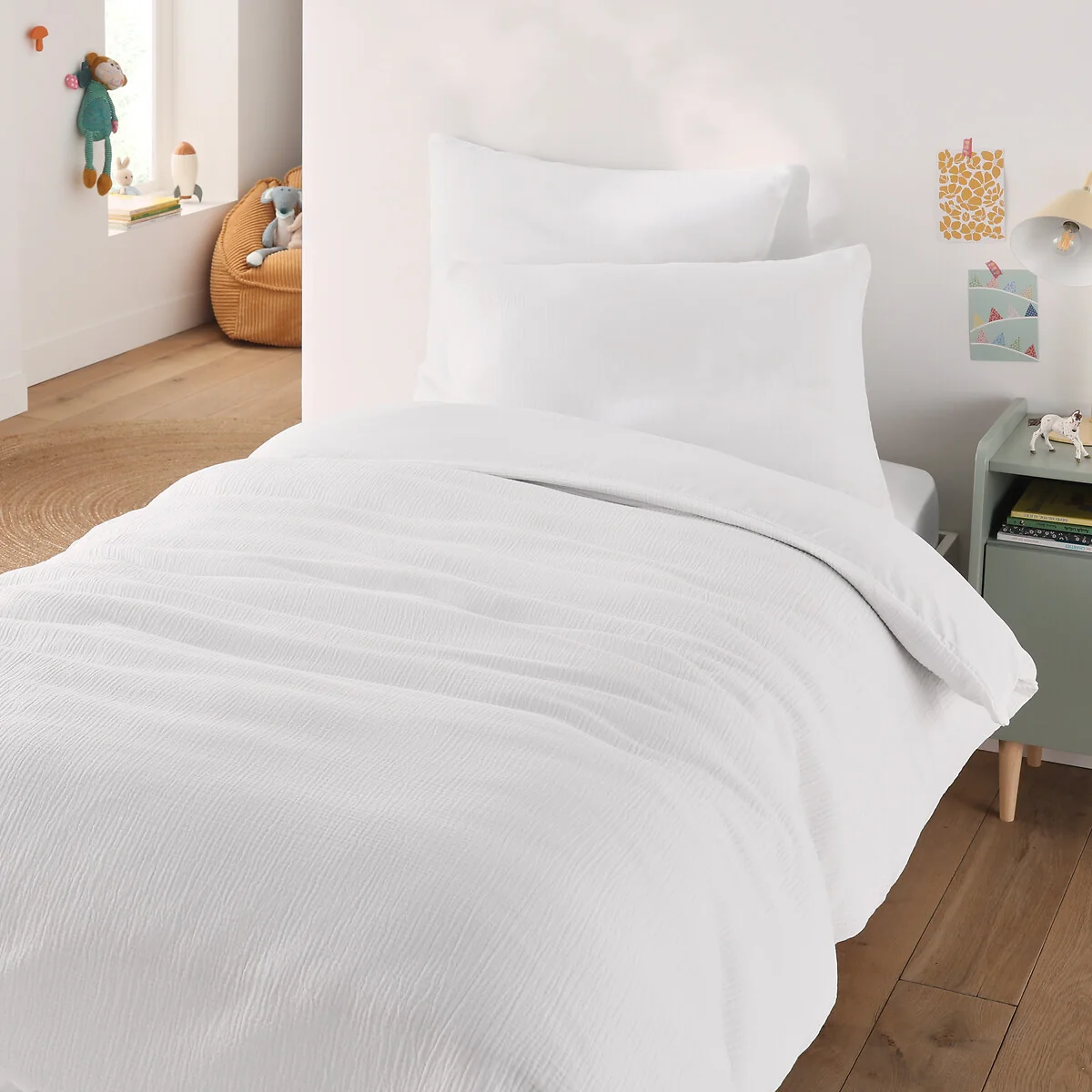 Child's Kumco Pillowcase in Washed Cotton/Muslin – image 2