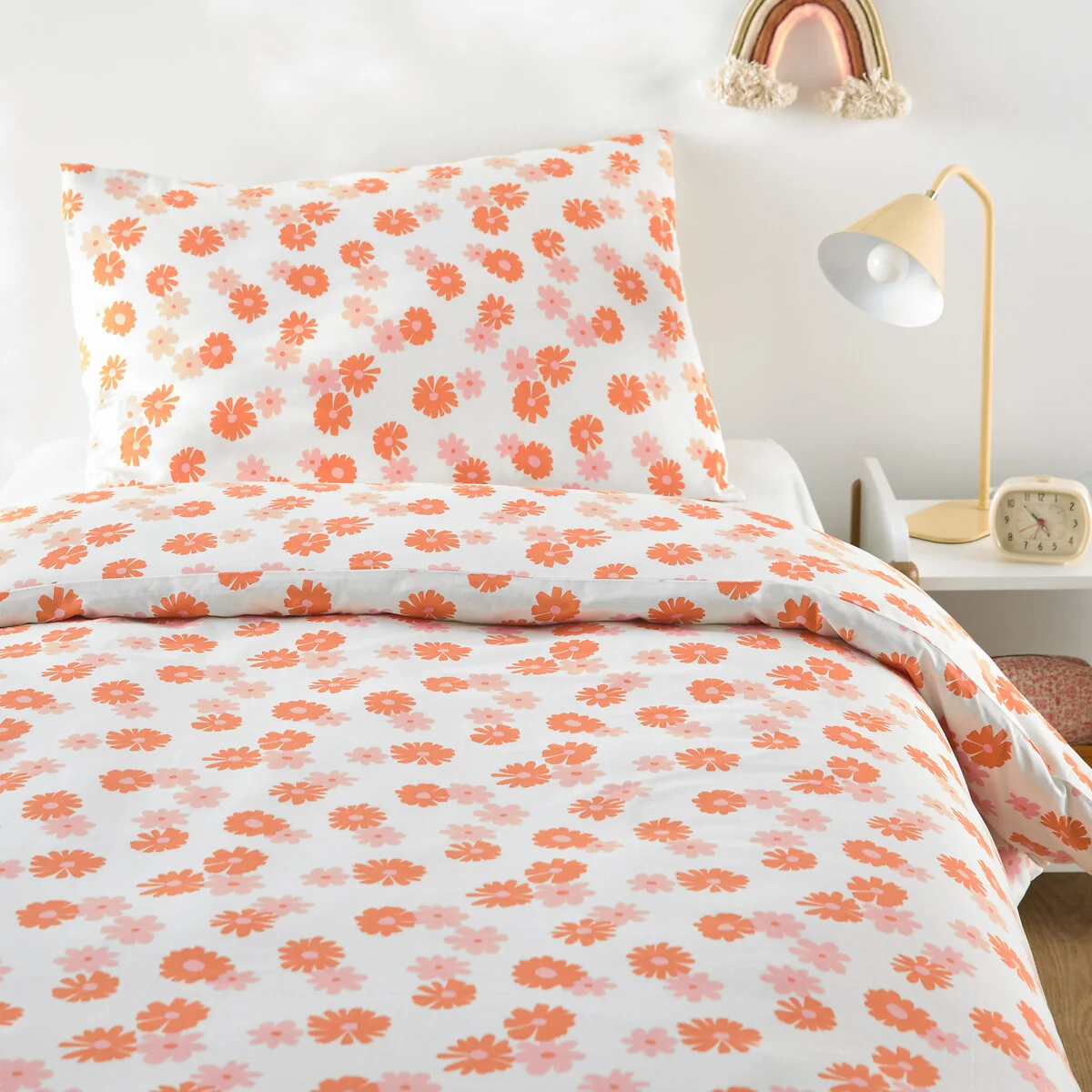 Marguerites 50% Recycled Cotton Child's Duvet Cover Set with Rectangular Pillowcase – image 2