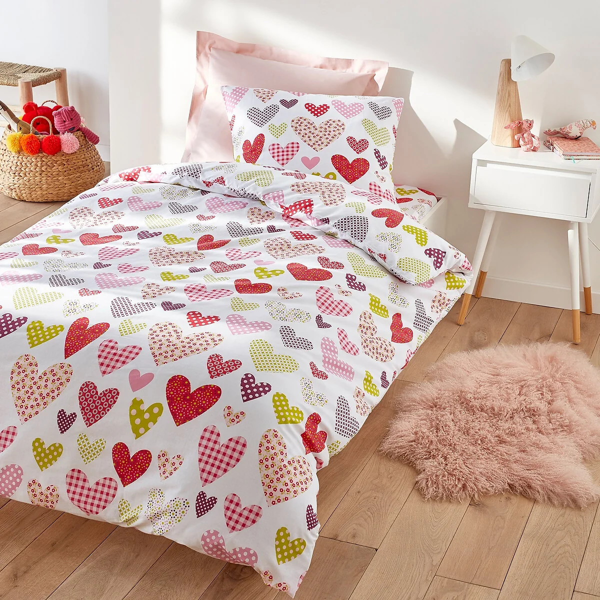Freedom Heart Child's Heart Print Cotton Pillowcase – image 3
