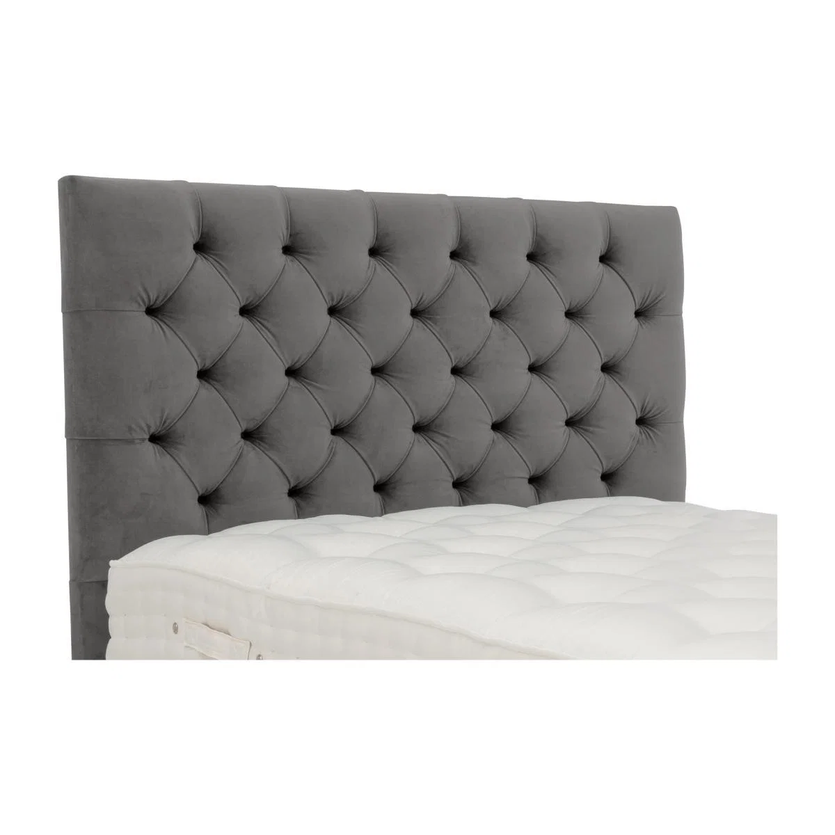 Millbrook - Minley Floor Standing Headboard - Super King - Grey – image 1