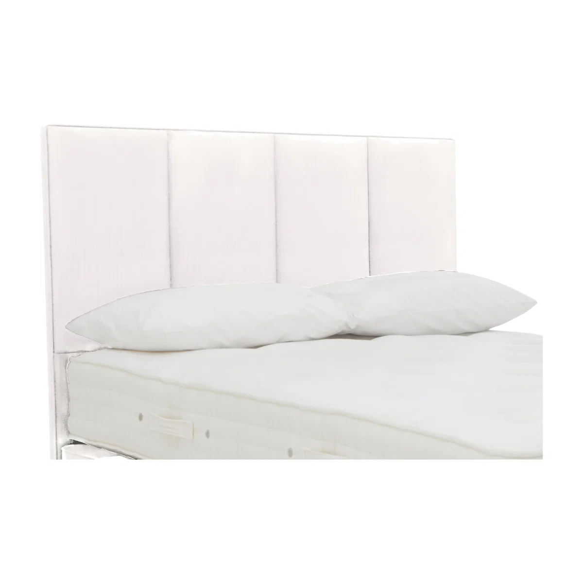 Hypnos - Bespoke Chesham Floor Standing Headboard - Super King - Zenith Snow – image 1