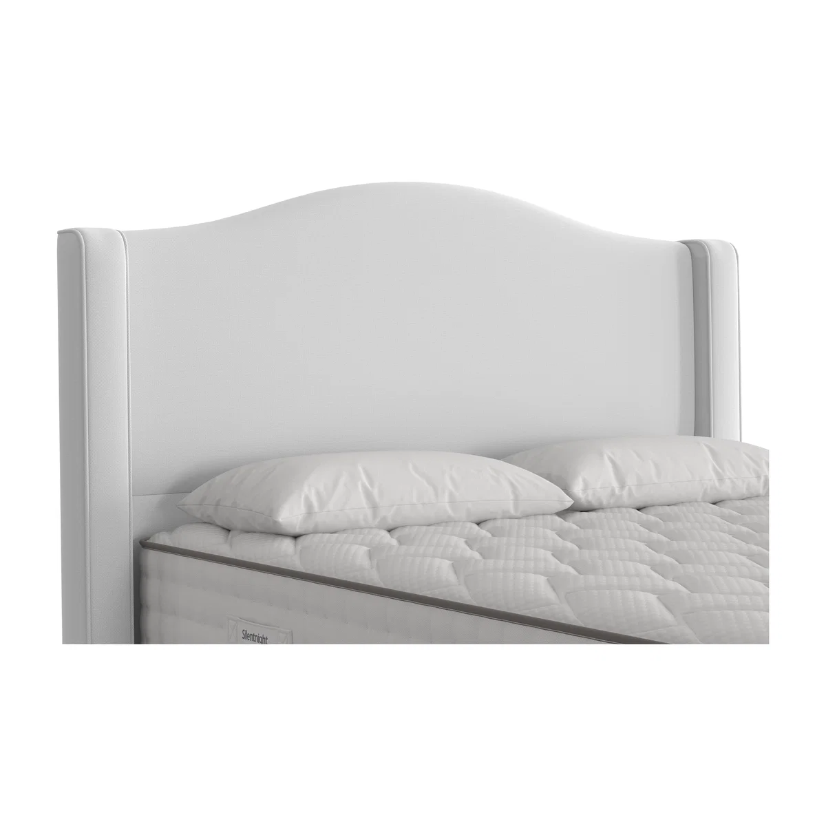 Silentnight - Dawn Floor Standing Headboard - Super King - Grey – image 1