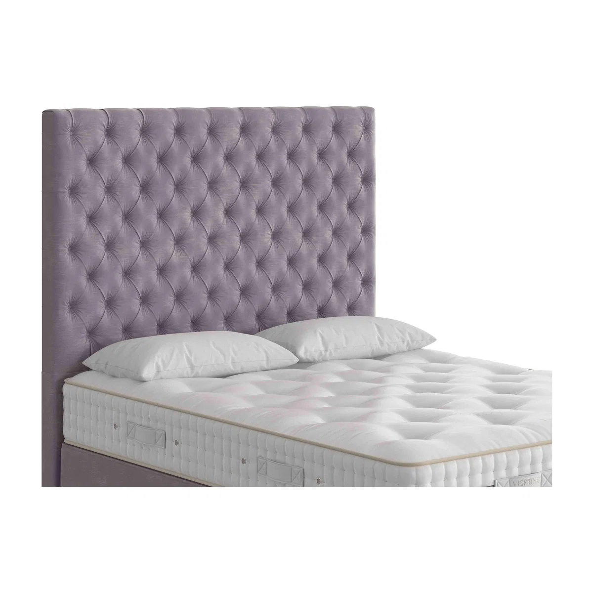 Vispring - Aldo Floor Standing Headboard - Super King - Lovely Armour – image 1