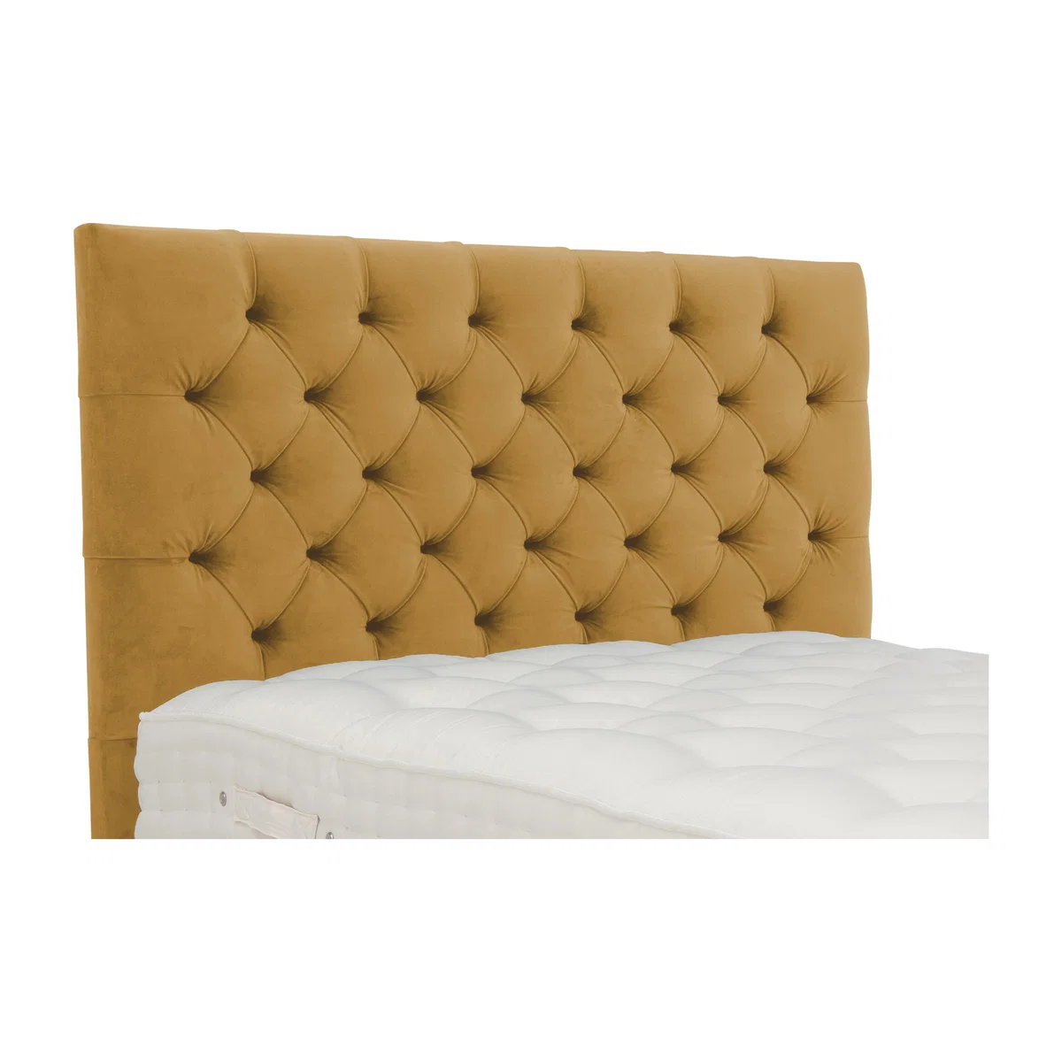 Millbrook - Minley Floor Standing Headboard - Super King - Yellow – image 1