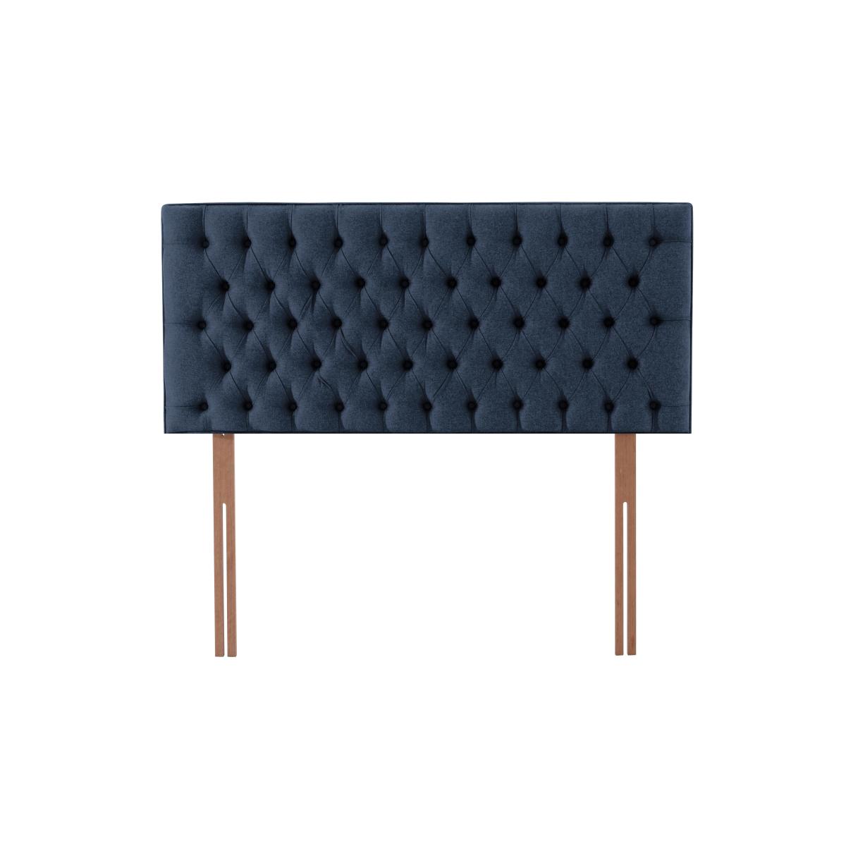 Hypnos - Wooburn Strutted Headboard - Super King - Tweed Charcoal – image 2
