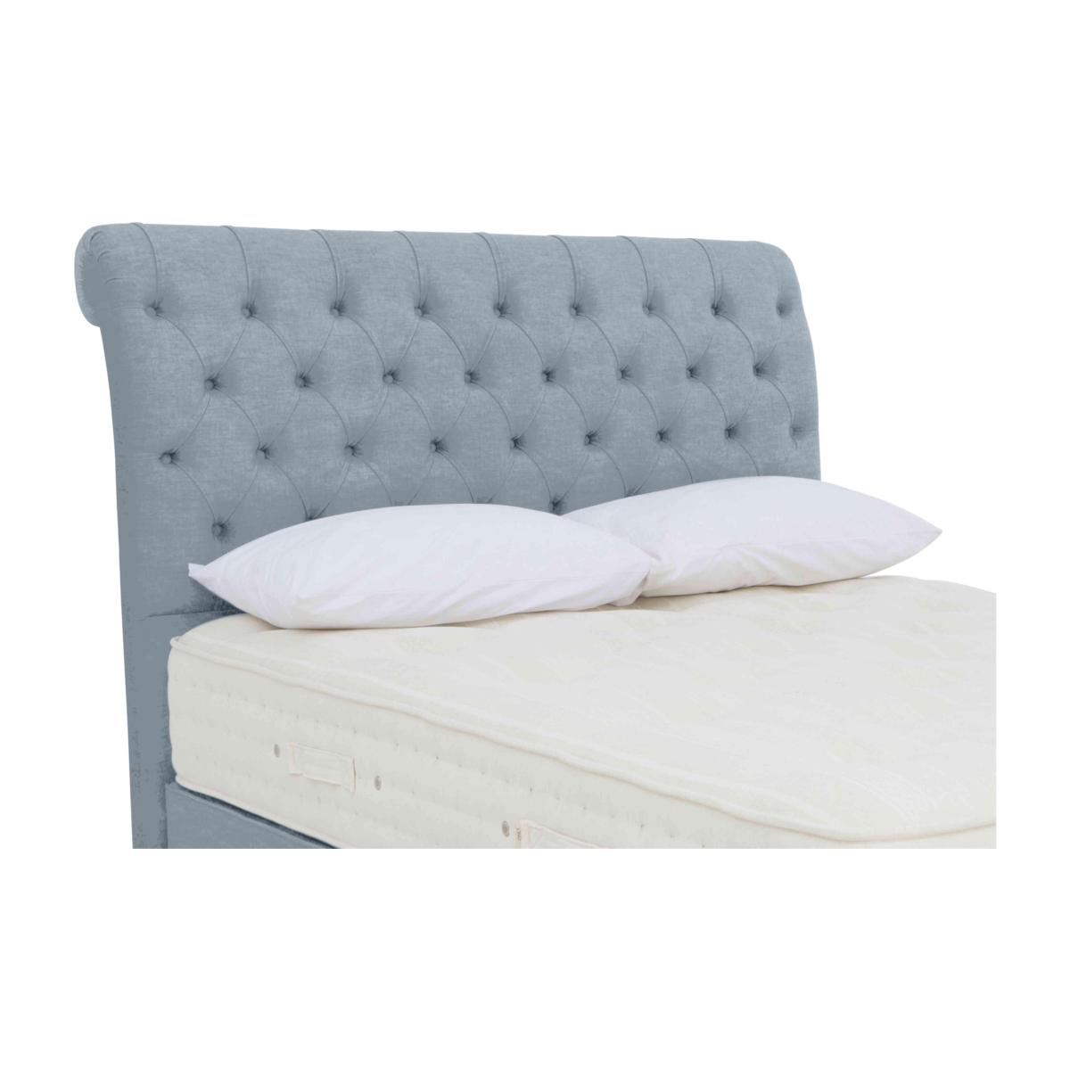 Hypnos - Prestwood Floor Standing Headboard - Super King - Premium Glacier Blue – image 1