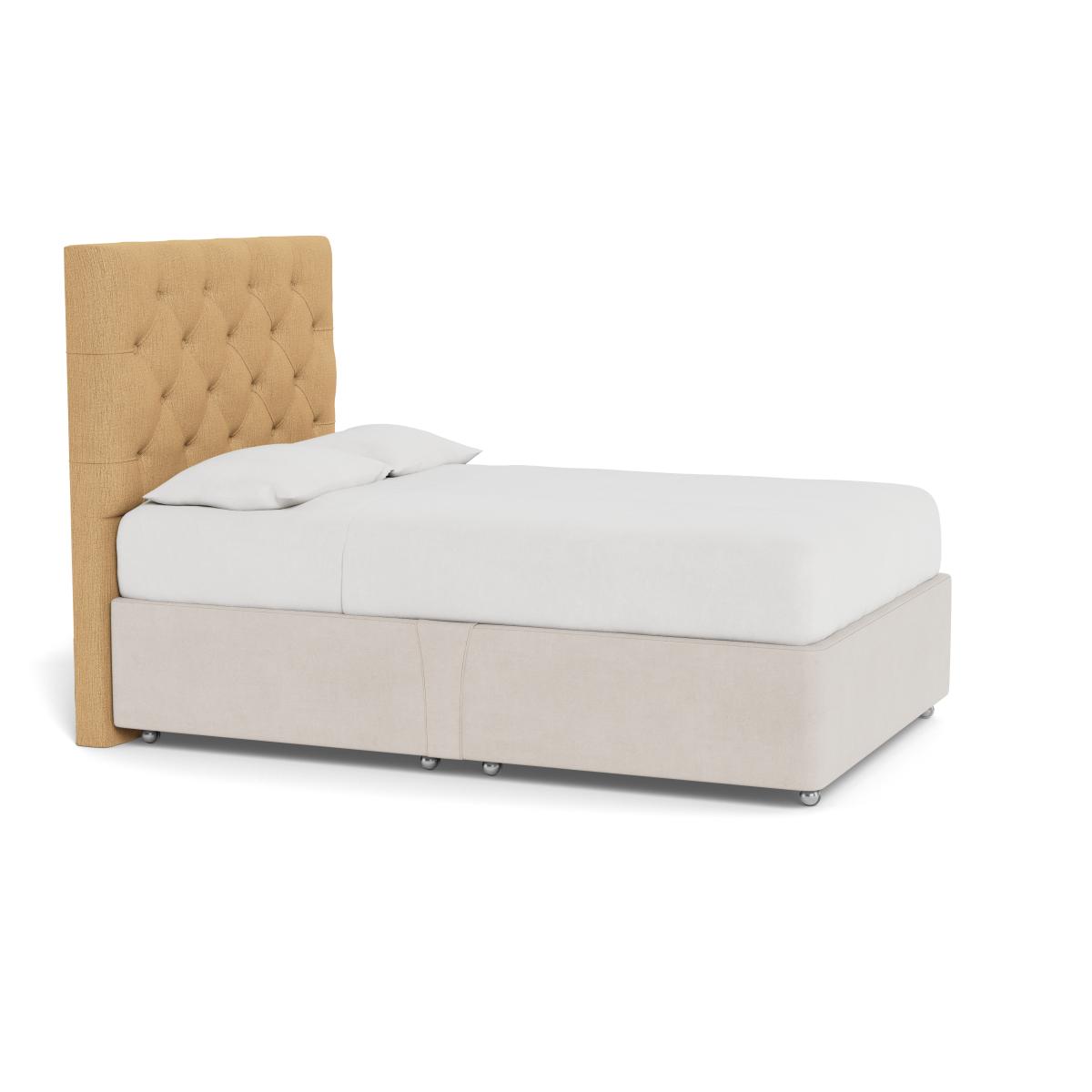Heal's Balmoral Headboard (Lift Storage) Super King Smart Linen Mix Sand - Heal's UK Furniture – image 2