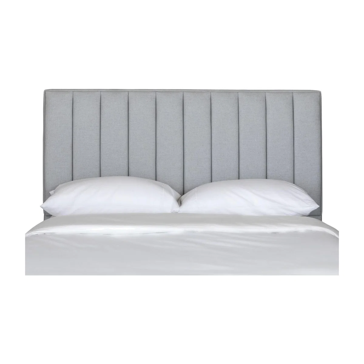 Heal's Retta Headboard Super King Melton Wool Limestone - Heal's UK Furniture – image 1