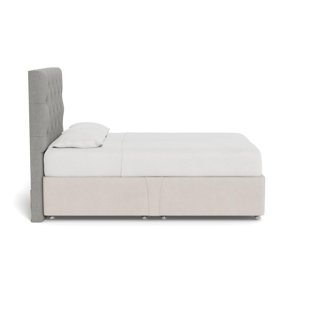 Heal's Balmoral Headboard (Lift Storage) Super King Texture Pale Grey - Heal's UK Furniture – image 3