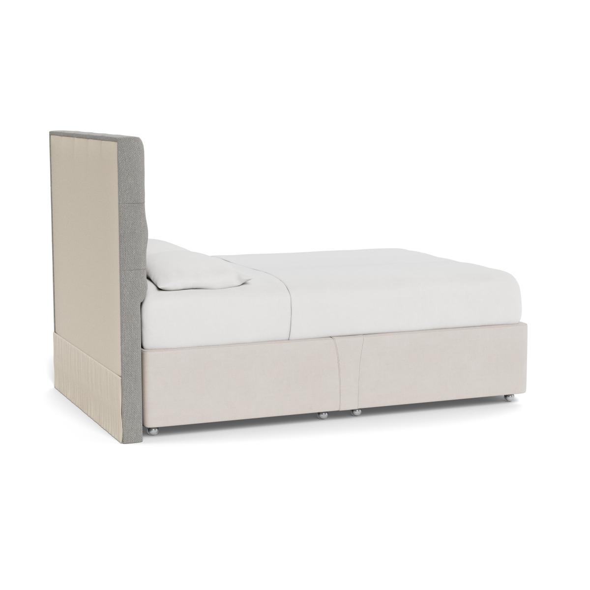 Heal's Balmoral Headboard (Lift Storage) Super King Texture Pale Grey - Heal's UK Furniture – image 4