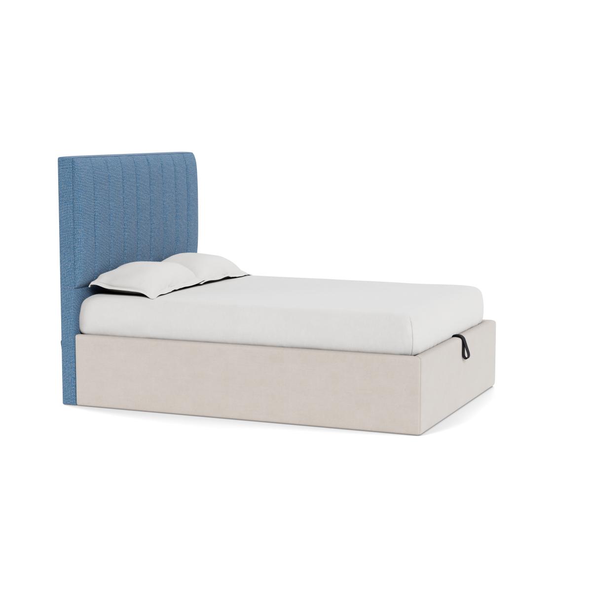 Heal's Retta Headboard (Lift Storage) Super King Tejo Recycled Cobalt - Heal's UK Furniture – image 2