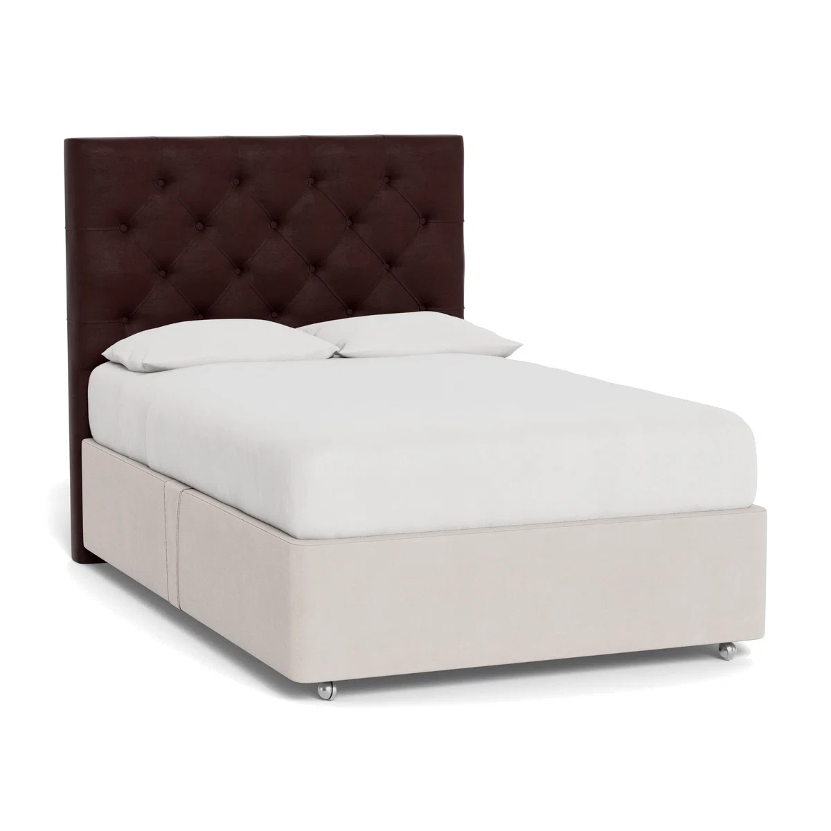 Heal's Balmoral Headboard (Lift Storage) Super King Smart Luxe Velvet Acorn – image 1
