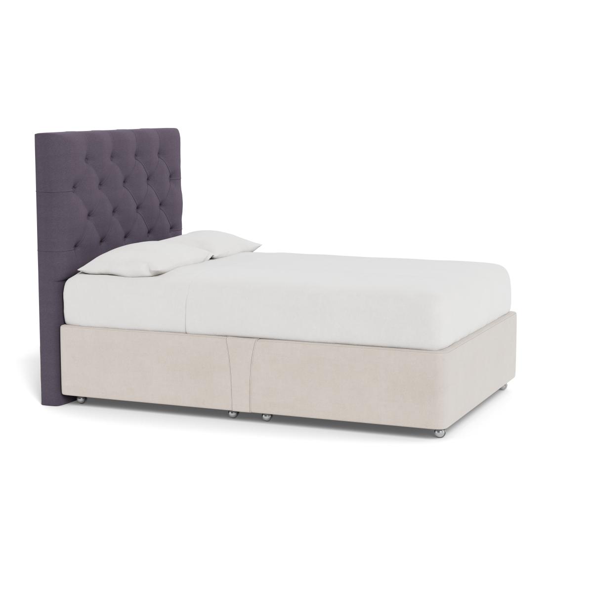 Heal's Balmoral Headboard (Lift Storage) Super King Linen Mix Shadow - Heal's UK Furniture – image 2