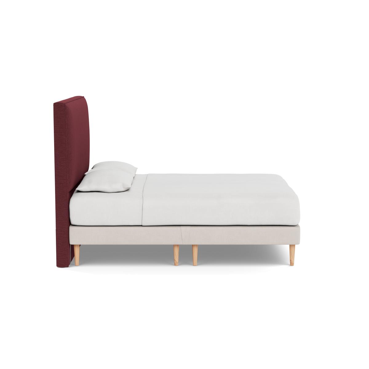 Heal's Newman Headboard (Lift Storage) Super King Smart Linen Mix Maroon - Heal's UK Furniture – image 3
