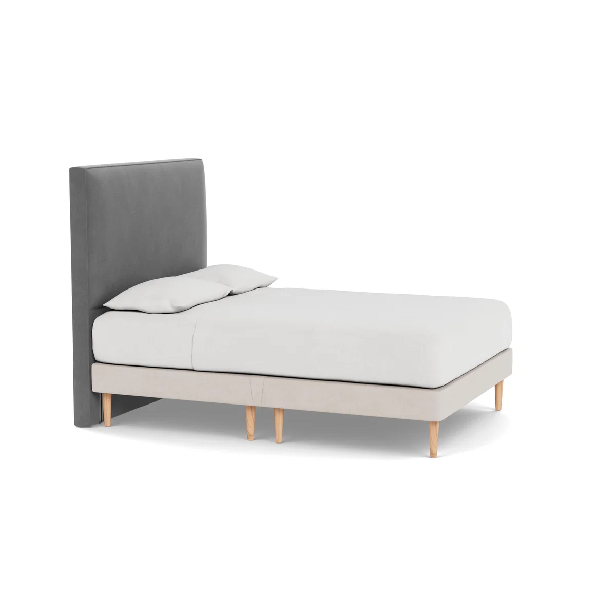 Heal's Newman Headboard Super King Smart Velvet Mercury - Heal's UK Furniture – image 2