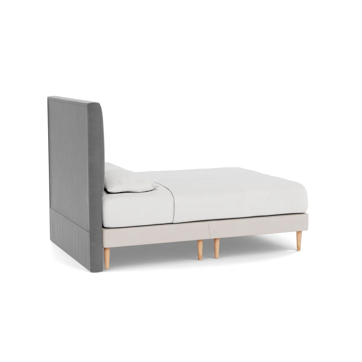 Heal's Newman Headboard Super King Smart Velvet Mercury - Heal's UK Furniture – image 4