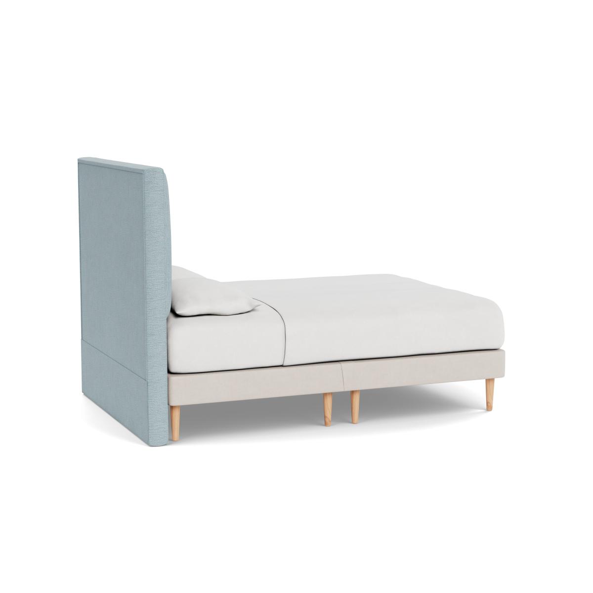 Heal's Newman Headboard (Lift Storage) Super King Smart Linen Mix Duck Egg - Heal's UK Furniture – image 4