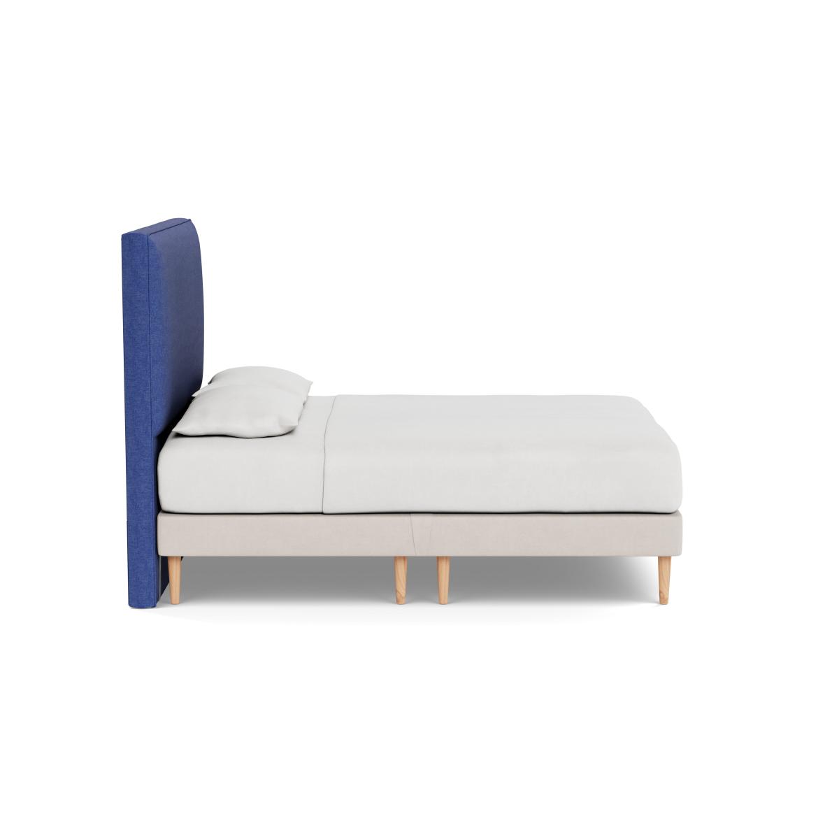Heal's Newman Headboard (Lift Storage) Super King Brushed Cotton Cobalt - Heal's UK Furniture – image 3